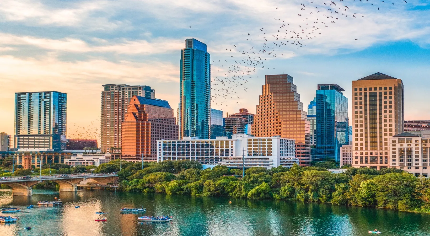 Austin skyline panoramic